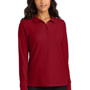 LK200LS New Port Authority® Women’s Wearever Signature Pique Long Sleeve Polo