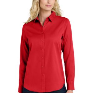 LW808 Regular Port Authority® Women's Long Sleeve SuperPro React ™