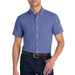 S659 Port Authority® Short Sleeve SuperPro™ Oxford Shirt